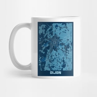 Dijon - France Peace City Map Mug